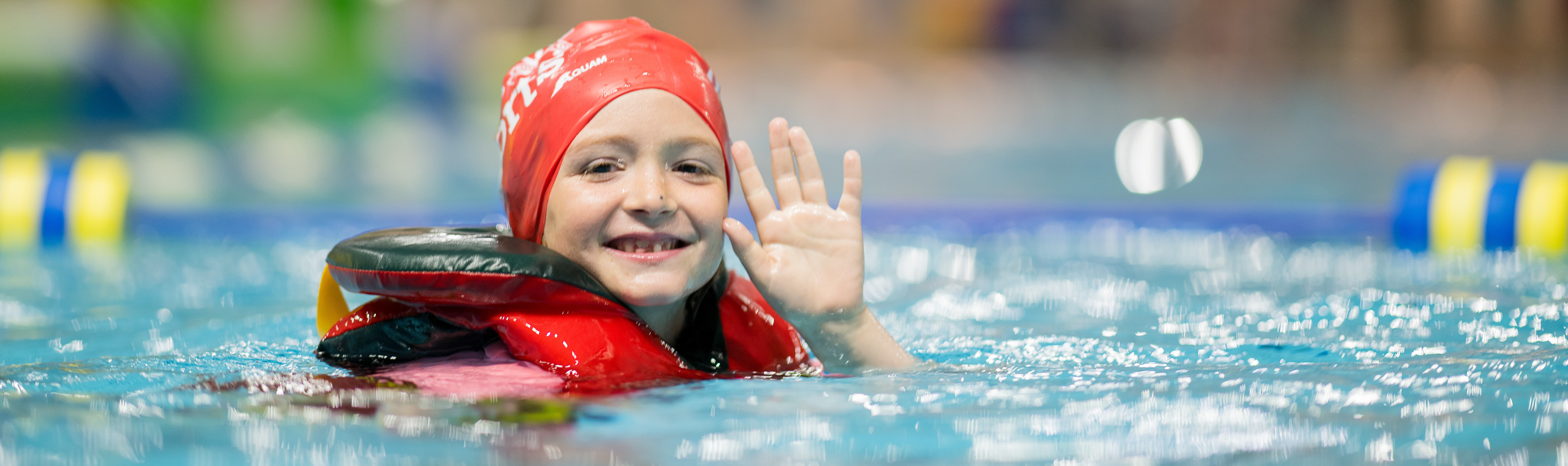 Fête d'enfants baignade